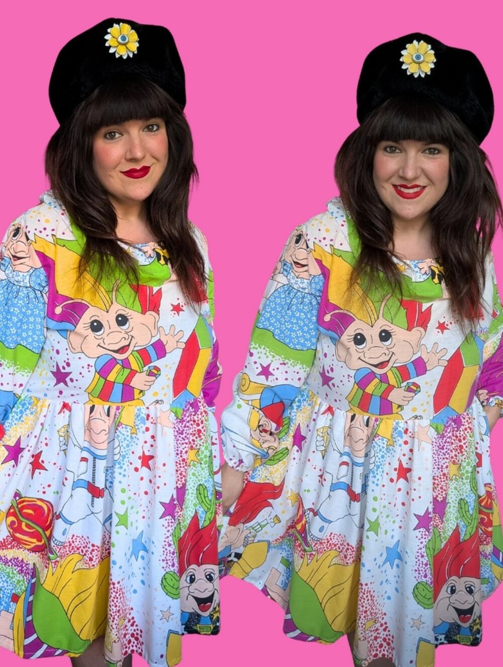 TROLLS DRESS SIZE XL